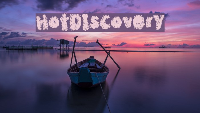 HotDiscovery Font examples
