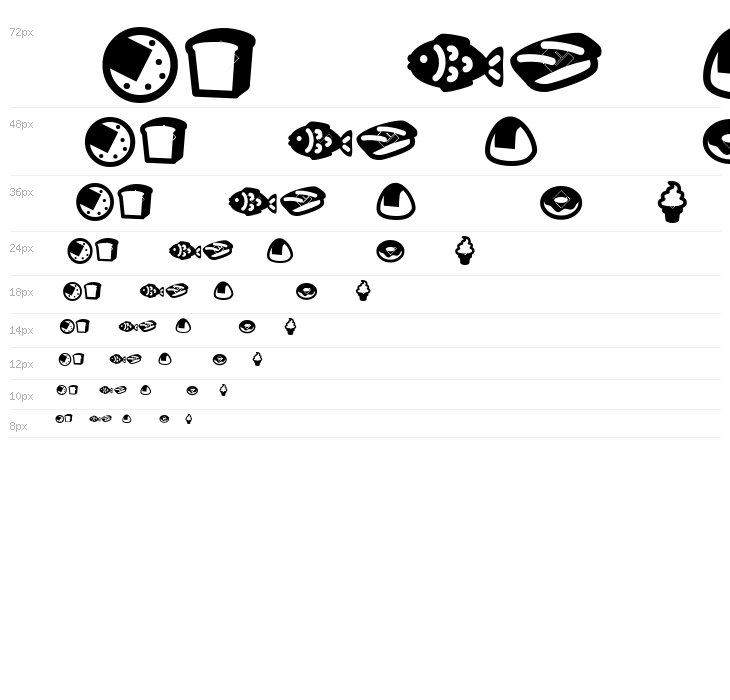 HotDogsNFishDingbats Waterfall