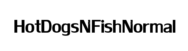 HotDogsNFishNormal Font