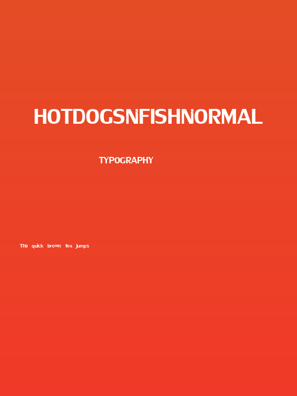 HotDogsNFishNormal Poster