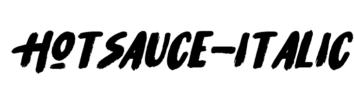 HotSauce-Italic  لخطوط تنزيل