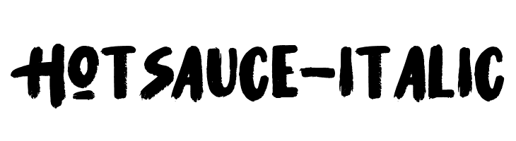 HotSauce-Italic  font caratteri gratis