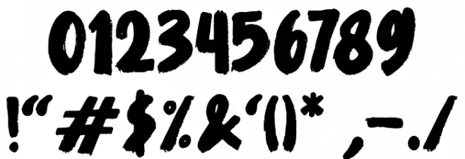 HotSauce-Italic Font OTHER CHARS