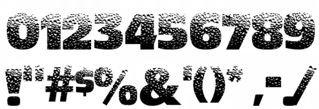 HotSweat Font OTHER CHARS