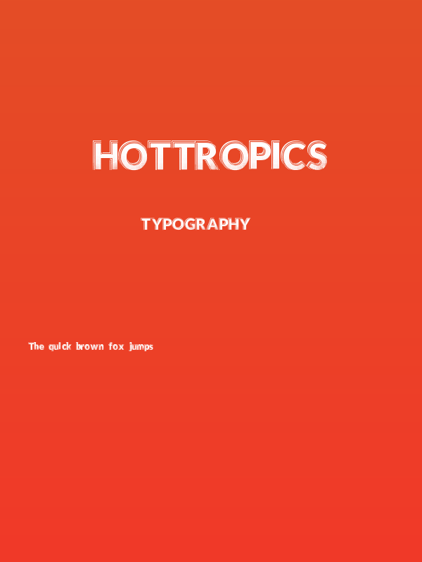 HotTropics Poster