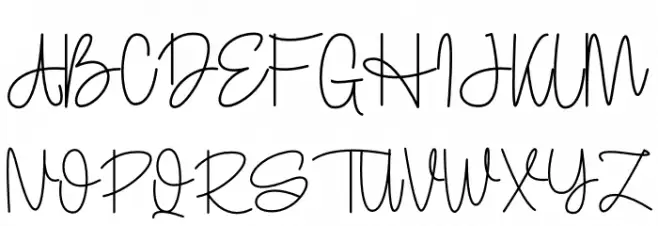 Hotamie 字体 大写