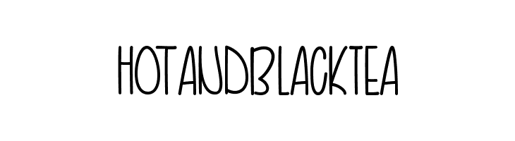 HotandBlackTea  नि: शुल्क फ़ॉन्ट्स डाउनलोड