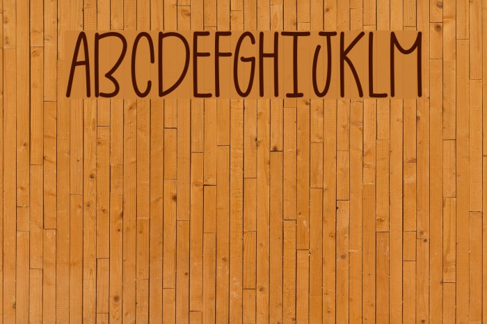 HotandBlackTea Font examples