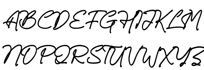 Hotcold Schriftart Groß