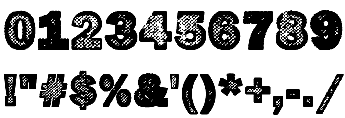 Hotöcop Font OTHER CHARS