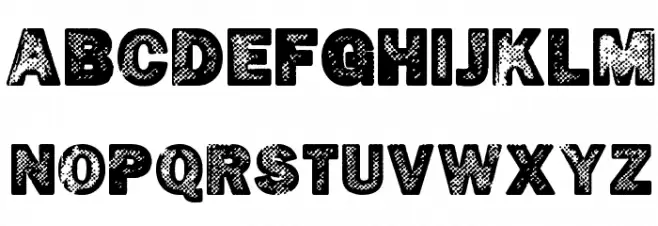 Hotöcop フォント 大文字