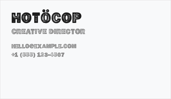 Hotöcop Business Card