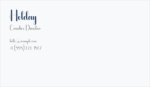 Hotday Business Card