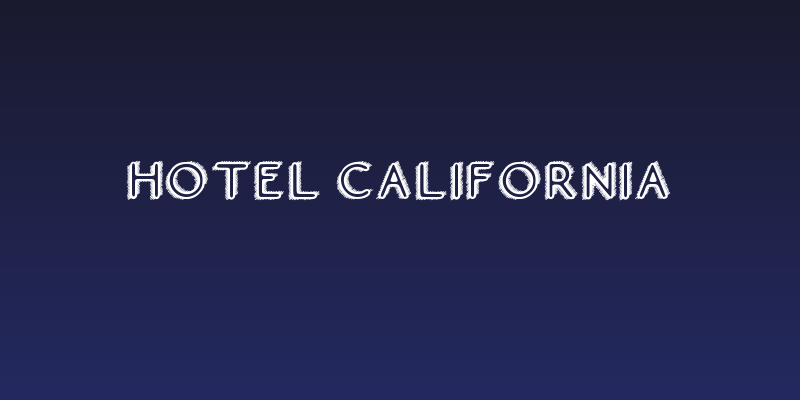 Hotel California Social Header