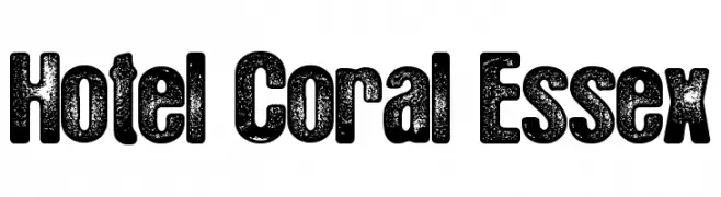Hotel Coral Essex  font caratteri gratis