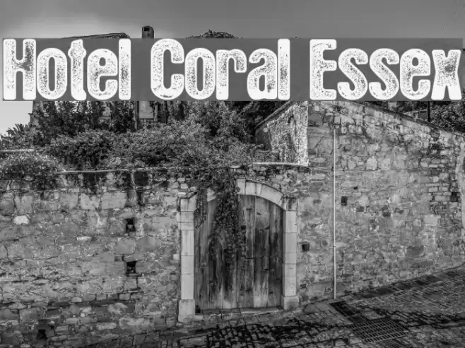 Hotel Coral Essex Font examples