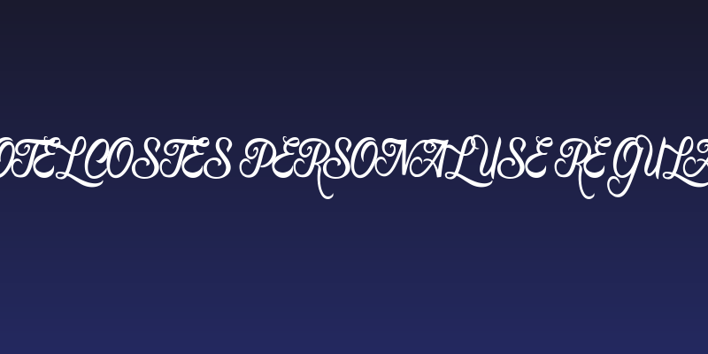 Hotel Costes Personal Use Regular Social Header