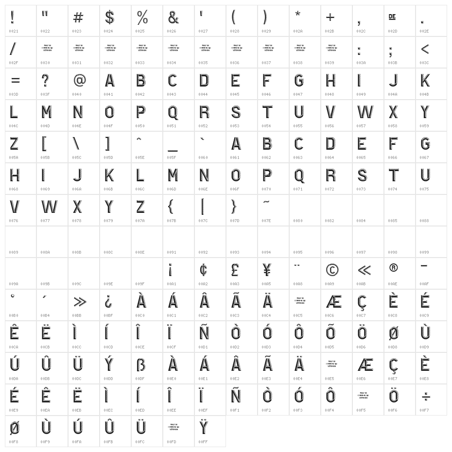 Hotel De Paris Character Map