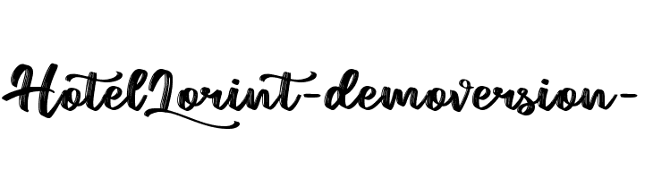 Hotel Lorint -demo version-  Frei Schriftart Herunterladen