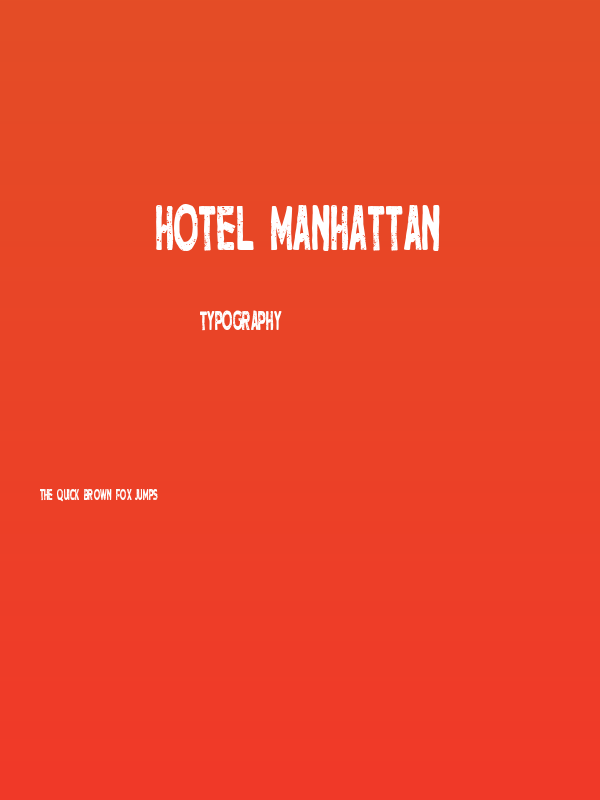 Hotel Manhattan Poster