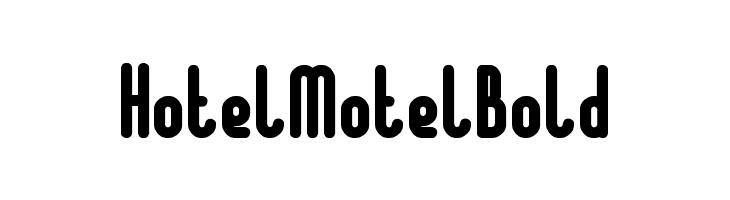 Hotel Motel Bold Font - Ffonts.net