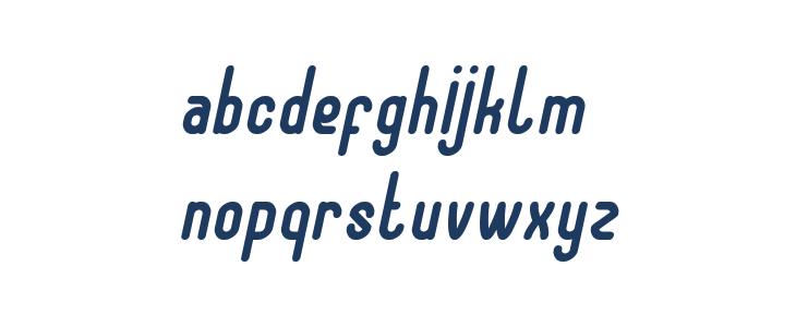 Hotel Motel Italic Lowercase