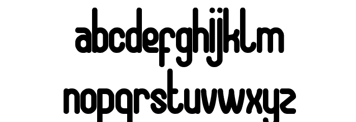 Hotel Motel Font LOWERCASE