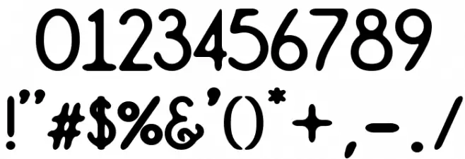 Hotel Oriental Font OTHER CHARS