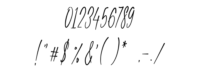 Hotel Script Regular Font OTHER CHARS