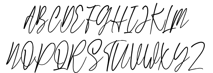 Hotel Script Regular Font UPPERCASE