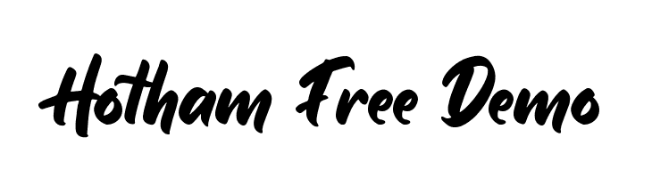 Hotham Free Demo  Frei Schriftart Herunterladen