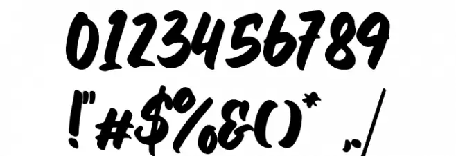Hotham Free Demo Font OTHER CHARS