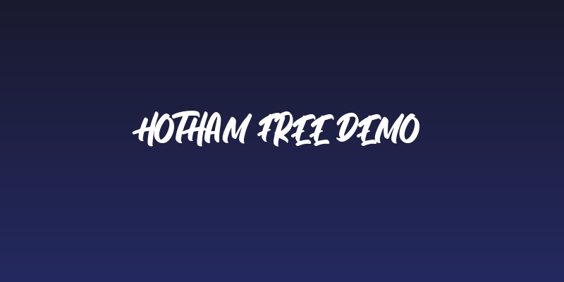 Hotham Free Demo Social Header