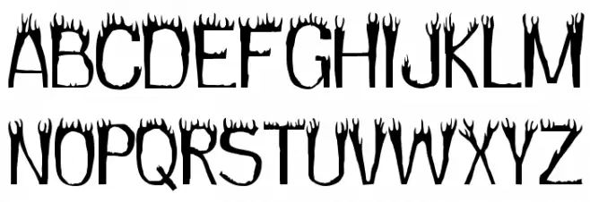 Hothead Шрифта ВЕРХНИЙ