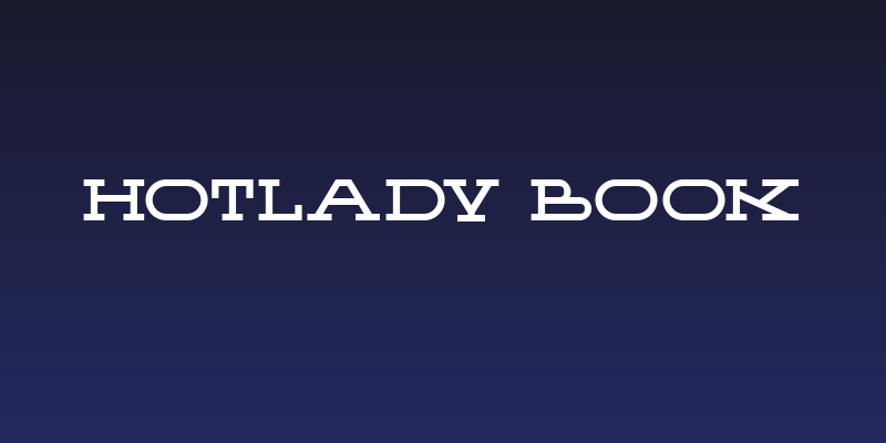 Hotlady Book Social Header