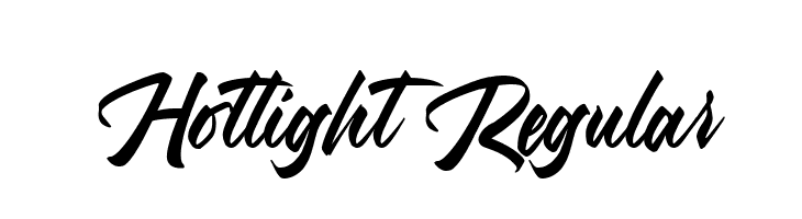 Hotlight Regular  नि: शुल्क फ़ॉन्ट्स डाउनलोड
