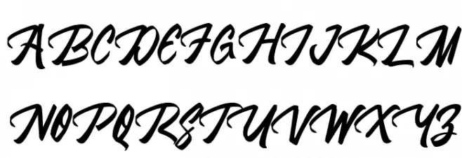 Hotlight Regular Schriftart Groß
