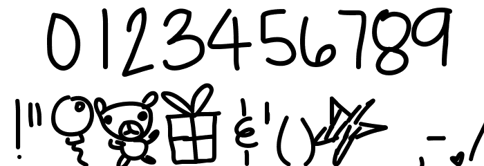 HotlineBling Font OTHER CHARS