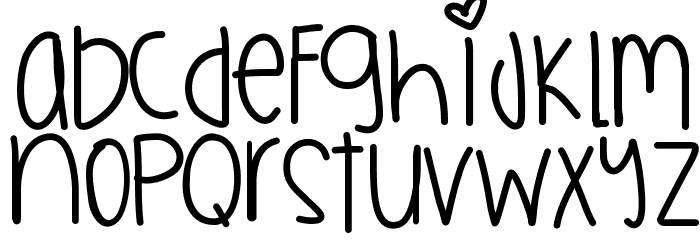HotlineBling Font LOWERCASE