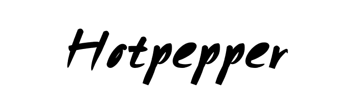 Hotpepper Font