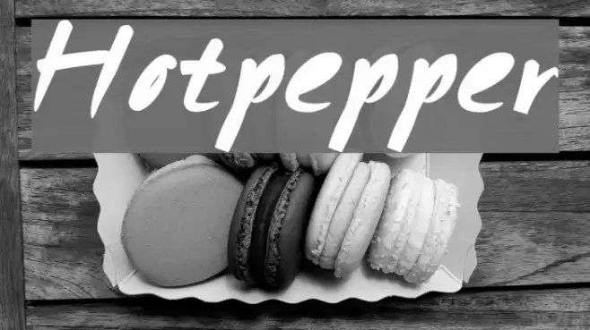 Hotpepper Font examples