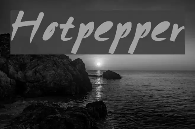 Hotpepper Font examples