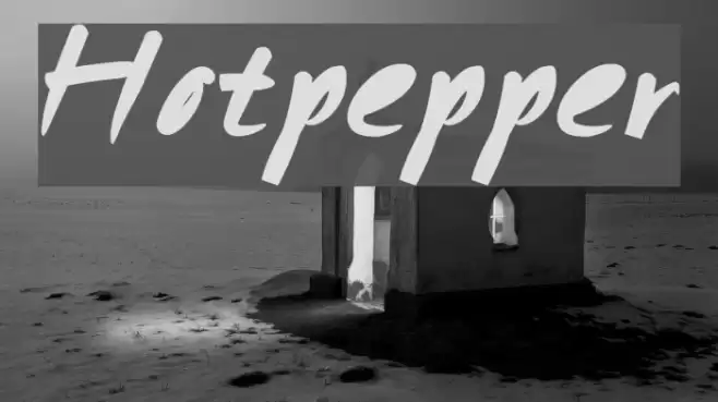 Hotpepper Font examples