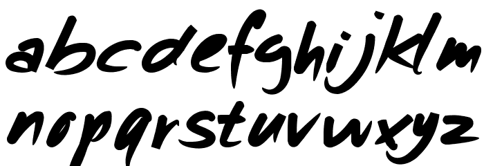 Hotpepper Font LOWERCASE