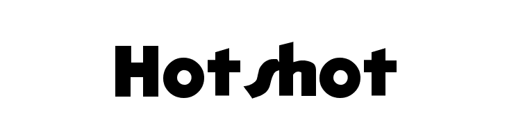 Hotshot  フリーフォントのダウンロード
