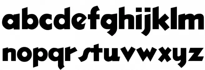 Hotshot Caratteri MINUSCOLO