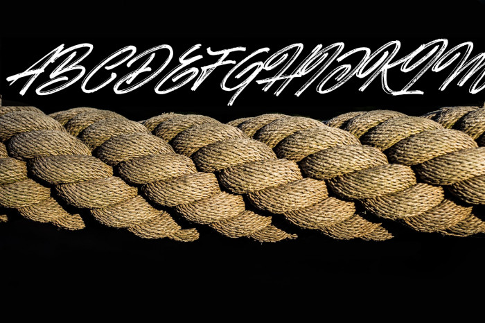 Hotte Brush Italic Example 3