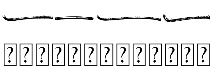 Hotte Brush Swash Font LOWERCASE