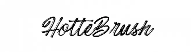 Hotte Brush  Fuentes Gratis Descargar