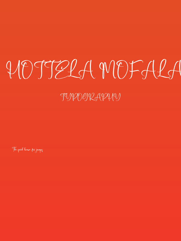 Hottela Mofaland Poster